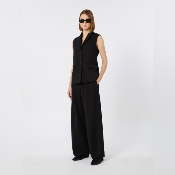 Maxmara Weekend | Women's Wide Leg Dress Pants Size 6 Office Career Professional - Picture 1 of 7